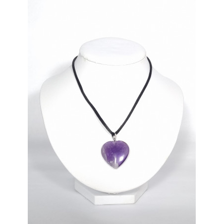 Pendentif Cœur Améthyste