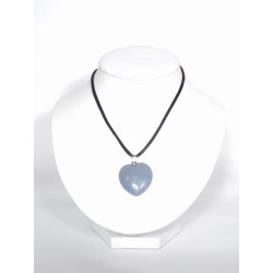 Pendentif Cœur Aventurine Bleue