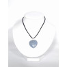 Pendentif Cœur Aventurine Bleue