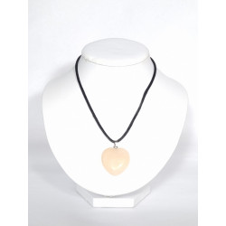 Pendentif Cœur Aventurine Rose
