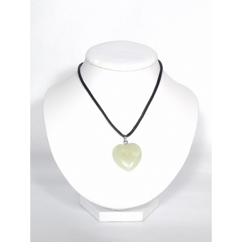 Pendentif Cœur Aventurine Verte Pendentif Cœur Aventurine Verte