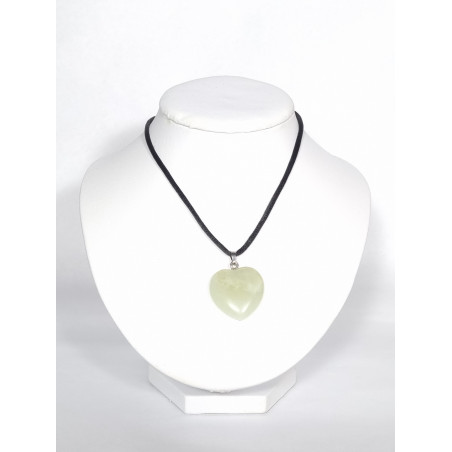 Pendentif Cœur Aventurine Verte