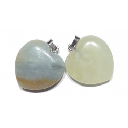 Pendentif Cœur Aventurine Verte