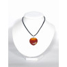 Pendentif Cœur Cornaline