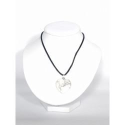 Pendentif Coeur Howlite