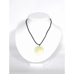 Pendentif Coeur Jade Verte