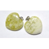 Pendentif Coeur Jade Verte