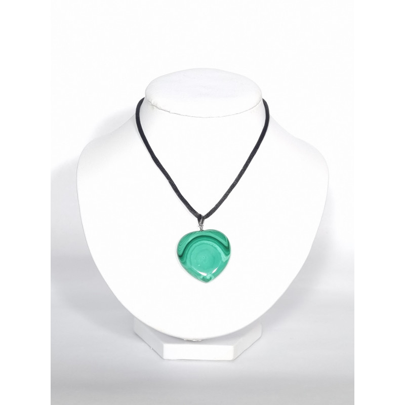 Pendentif Coeur Malachite Pendentif Coeur Malachite