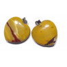 Pendentif Coeur Jaspe Mokaïte