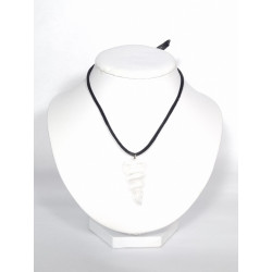 Pendentif Monolithe Sélénite Torsadé