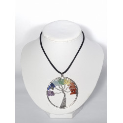 Pendentif Arbre de Vie 7 Chakras