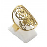 Bague Inox plaquée Or Attrape-rêves