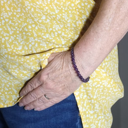 Bracelet Améthyste Foncé