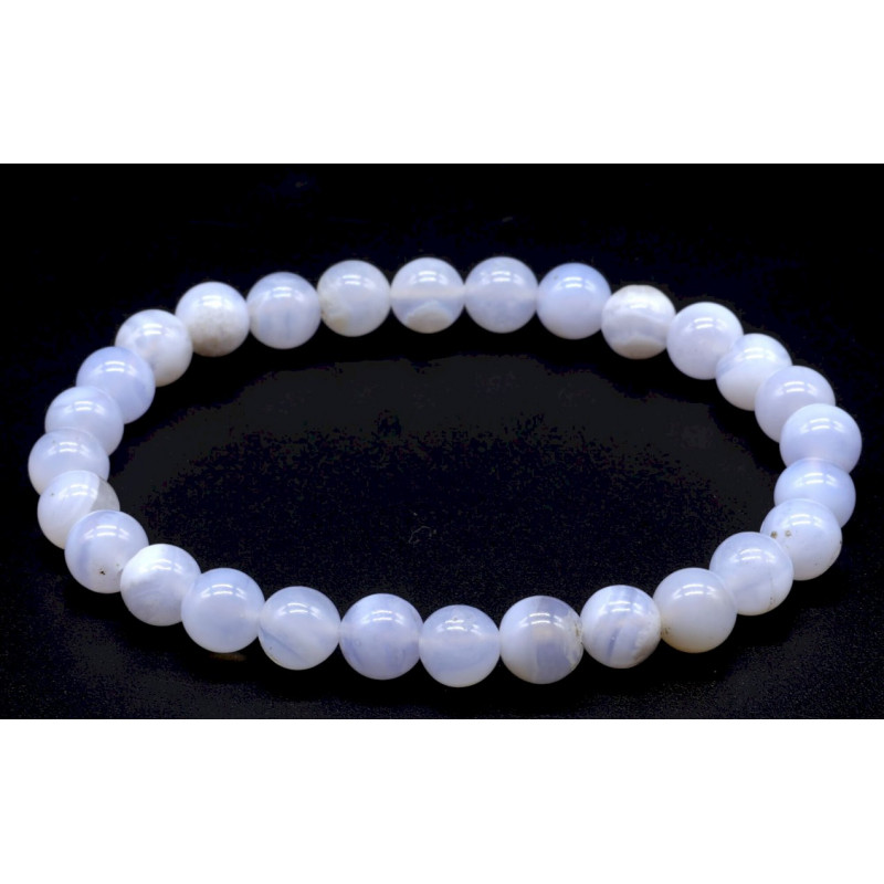 Bracelet Calcédoine Bleue Bracelet Calcédoine Bleue