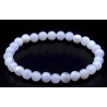 Bracelet Calcédoine Bleue