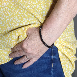 Bracelet Spinelle Noire