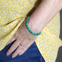 Bracelet Malachite claire