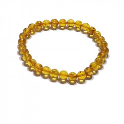 Bracelet Ambre Foncée Véritable