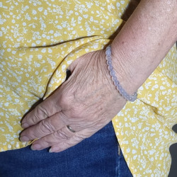 Bracelet Calcédoine Bleue